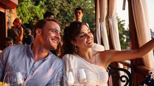 Hande Erçel and Kerem Bürsin celebrated their anniversary смотреть онлайн