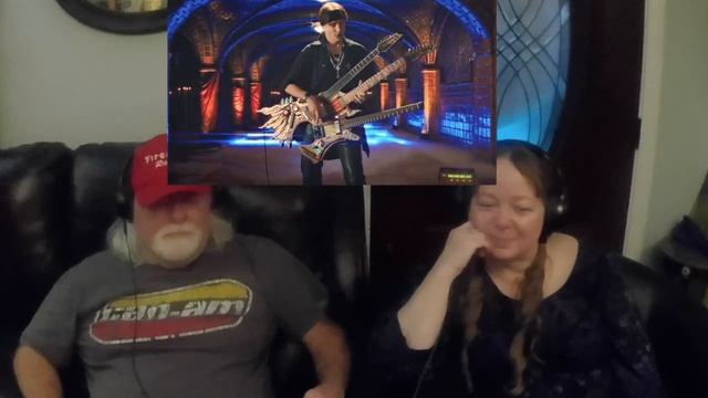 Steve Vai - Teeth of the Hydra - WHAT KIND OF GUITAR??!! Grandparents from Tennessee (USA) react смотреть онлайн