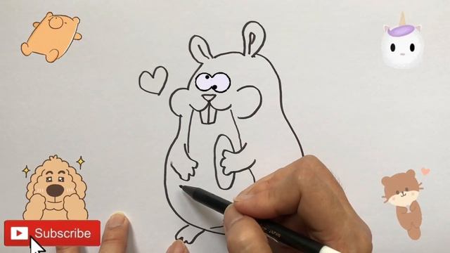 How To Draw a Cute Squirrel | рисуем белку для детей | Bolalar uchun sincap rasm chizish смотреть онлайн
