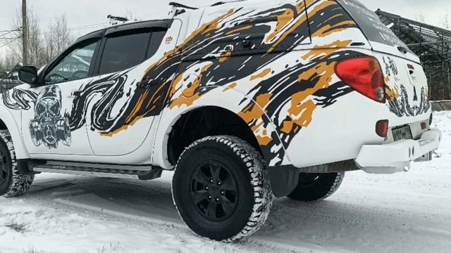 аэрография на Митсубиси L200