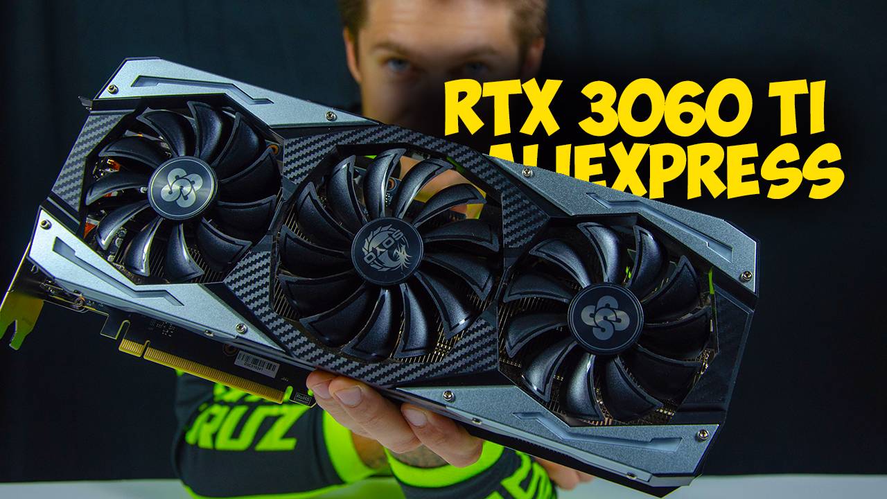 Видеокарта Rtx 3060 ti Soyo с Aliexpress смотреть онлайн