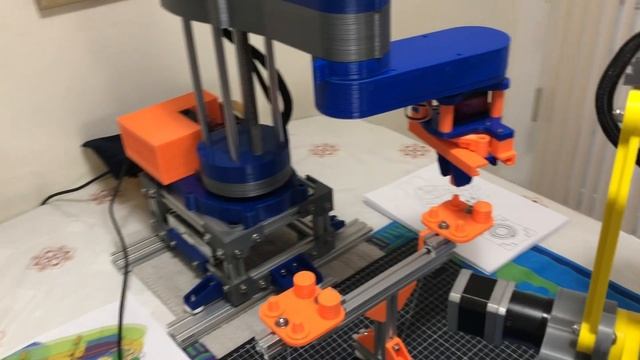 Scara Robot & Robot Arm Collaborate ( Pick and Place ) смотреть онлайн