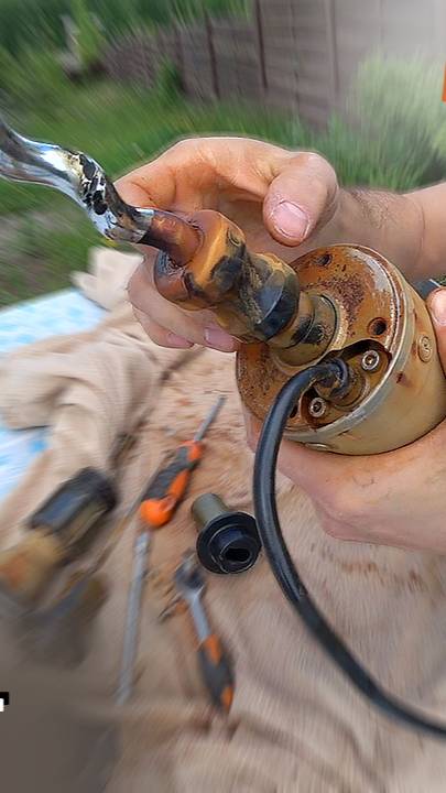 #ВихрьСН-90 - низкое давление #скважинныйнасос #Замена_винта с резиновой обоймой смотреть онлайн