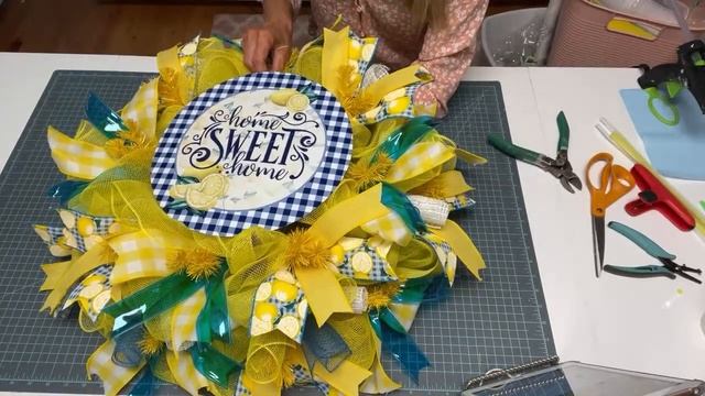 How to make a Summer Lemon Wreath смотреть онлайн