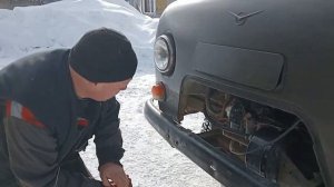 УАЗ. Простейшее самодельные подушки под кузов.