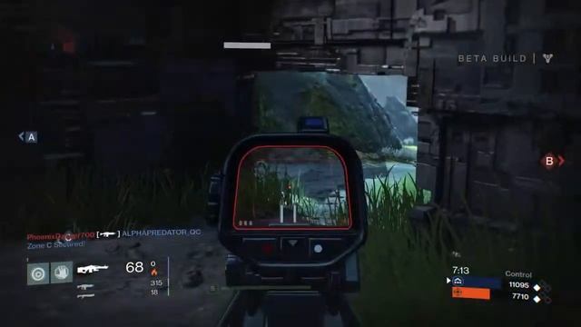 Destiny Beta [PS4] - Control on Shores of Time (First Game) смотреть онлайн