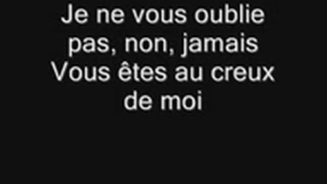 Celine Dion Je ne vous oublie pas YouTube смотреть онлайн