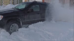 ДЖИП ГРАНД ЧЕРОКИ WJ.
ИСПЫТАНИЕ ПО СНЕГУ,