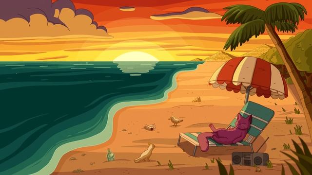 Purrple Cat - Оазис | видео для ТВ 4К смотреть онлайн