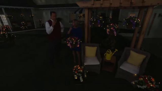 Bethlehem Lights Prelit Wisteria Hanging Basket w/ Timer on QVC смотреть онлайн