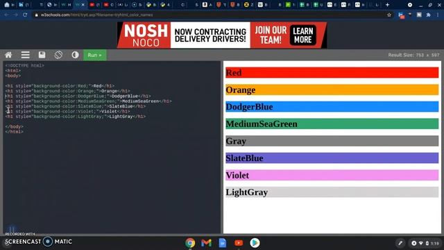 Learn HTML Colors 2