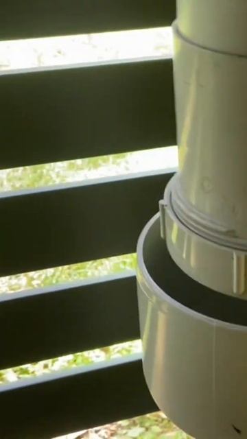 Reduced flow in a storm water pipe.