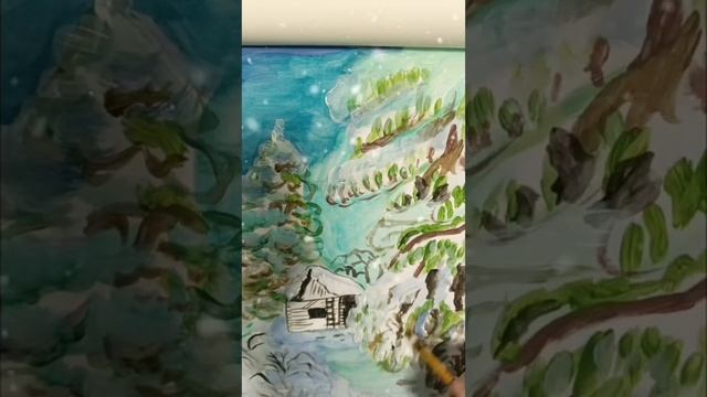 зимний пейзаж смотреть онлайн