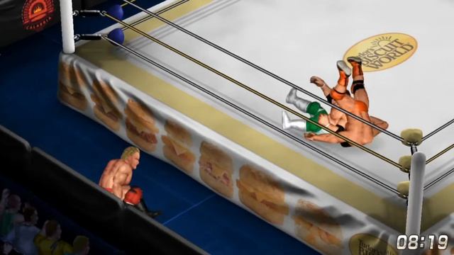 Kenta Kobashi vs. Mitsuharu Misawa vs. Sid Vicious (Fire Pro Wrestling World) смотреть онлайн