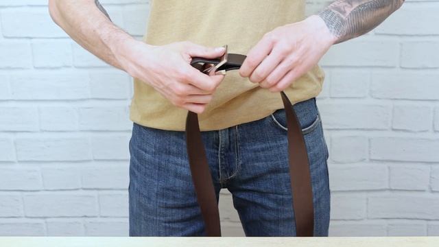 Обзор кожаного ремня GRANDE PELLE 11053 смотреть онлайн