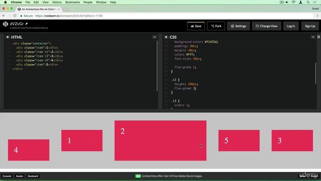 7 - 4. A Basic Intro to Flexbox Flex Items смотреть онлайн