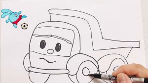 Как нарисовать Грузовичок Лева😻