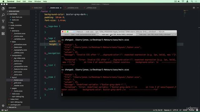 5 - 19. Building the Footer смотреть онлайн
