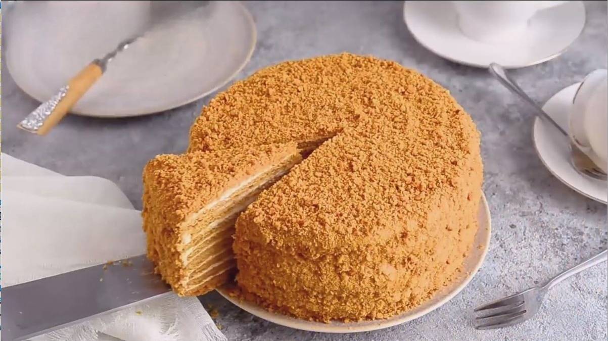 Торт МЕДОВИК классический смотреть онлайн
