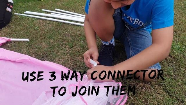 How To Assemble Princess Castle Play Tent|kids Play House Pink Play Tent