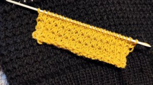 Универсальный узор спицами