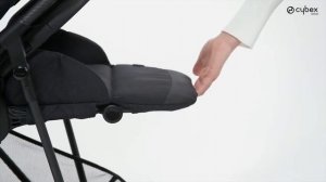 Как разложить прогулочный блок в лежачее положение Melio и Melio Carbon CYBEX