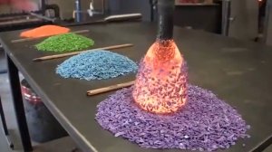 Стекло произведение искусство, стеклодувы в деле!