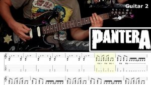 Pantera - Living Through Me. Only Tabs
