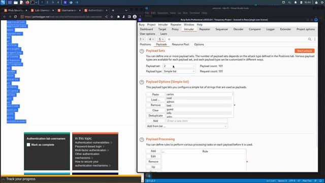 23 Lab #5 Username enumeration via response timing смотреть онлайн