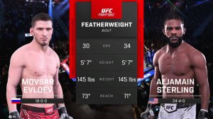 Мовсар Евлоев VS Алджамейн Стерлинг