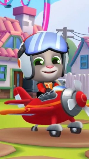 Мой говорящий Том - лётчик Talking Tom Sky Run | Мультфильм для детей