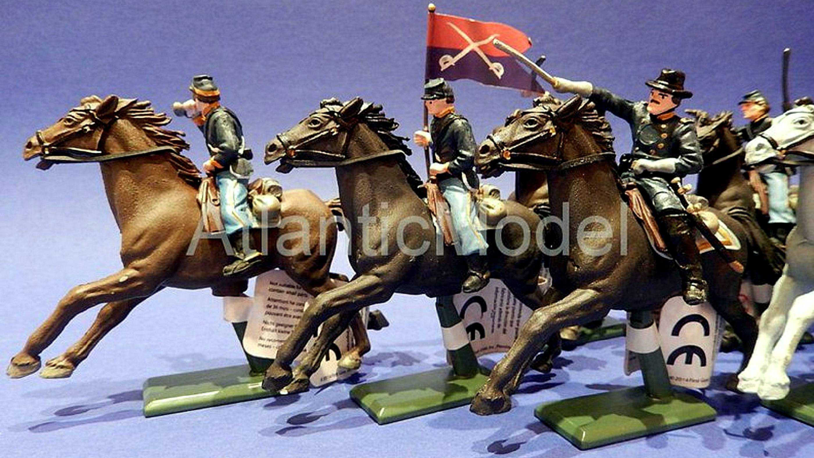 солдатики Britains Федерация Кавалерия #03 Набор из 9 фигур в 6 позах ACW смотреть онлайн