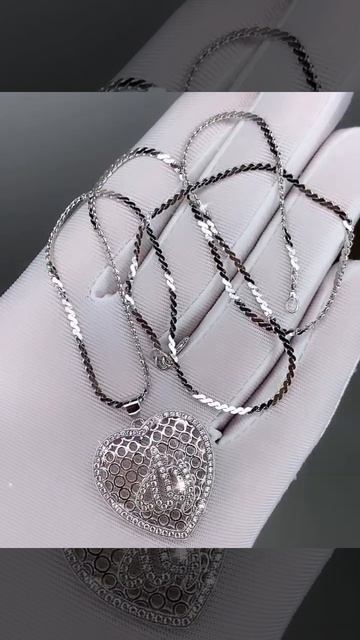 Серебряная цепочка с кулоном 925 смотреть онлайн