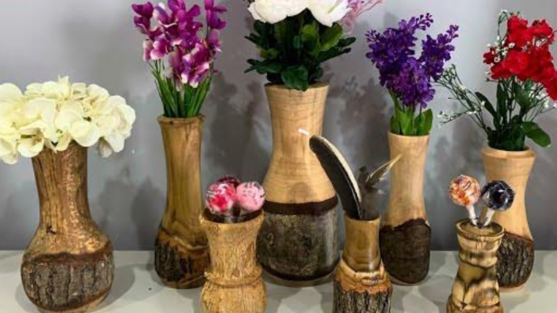 turning wooden vases. вытачиваю вазу очень устойчивую на токарном станке по дереву realrez r-1218-vd смотреть онлайн