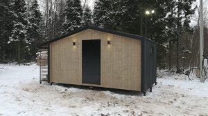 Хозблок в стиле барнхаус от Малинки хозблок