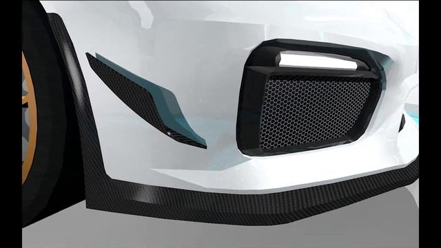 Porsche 981 Cayman GT4 with TWL Carbon Vacuum Carbon Fiber tuning parts Aero Kits - 3D Animation смотреть онлайн