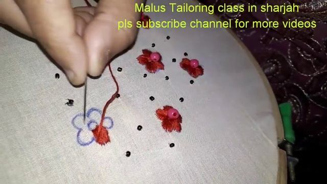 Hand embroidery tutorial in malayalam / Satin stitch malayalam hand embroidery tutorials смотреть онлайн