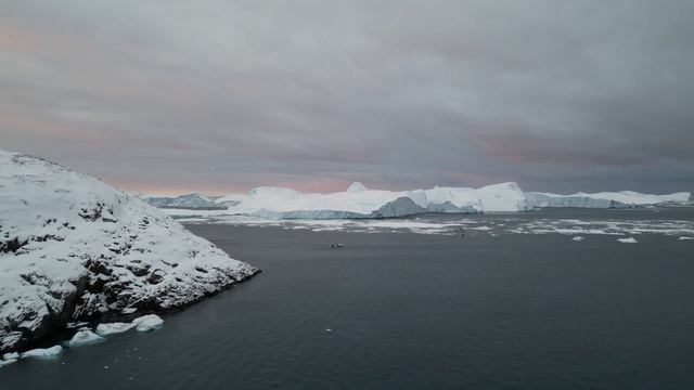 Гренландия Илулисаат, залив Диско, ноябрь🇬🇱 смотреть онлайн