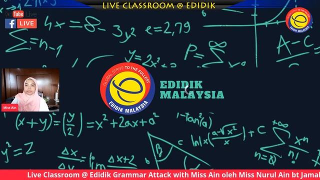 Live Classroom @ Edidik - Grammar Attack with Miss Ain смотреть онлайн