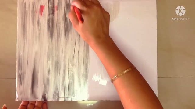Glitter wall art || red white black || MDF || In budget || painting || DIY || silver || golden || смотреть онлайн