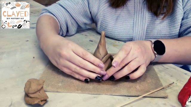 Clayed: Air dry clay Santa / Gnome tutorial смотреть онлайн