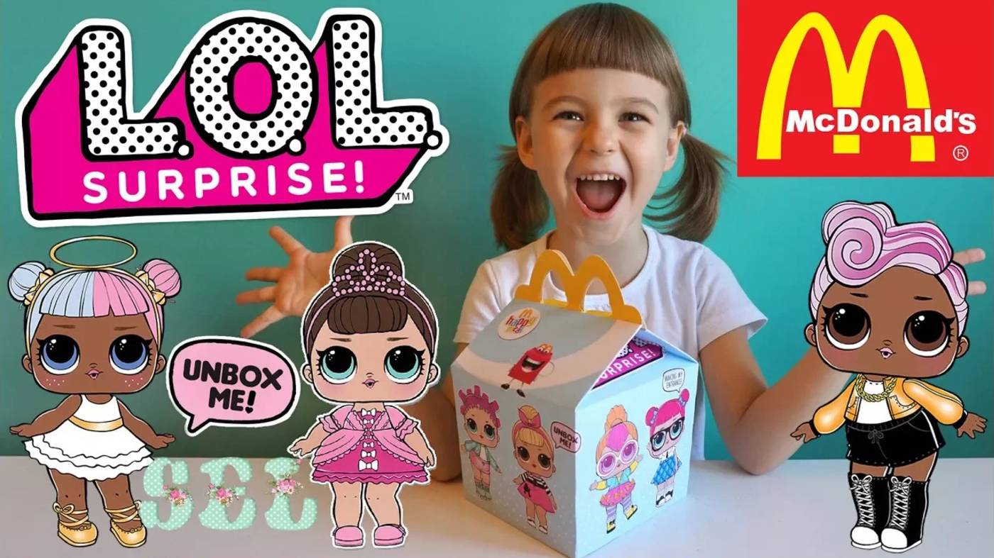 ЛОЛ СЮРПРИЗЫ в Хэппи Мил Макдональдс LOL Surprise Happy Meal смотреть онлайн