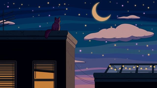 Приятная музыка без слов: Purrple Cat - Городские ночи| видео для ТВ 4К смотреть онлайн