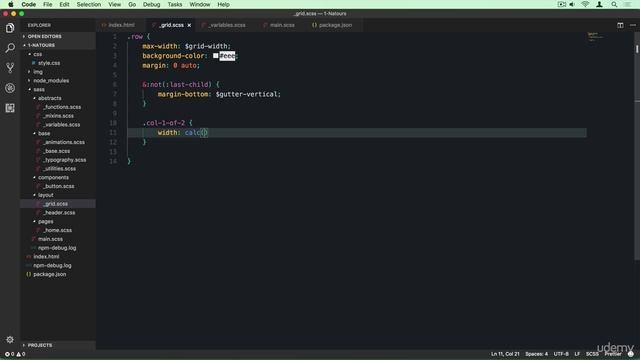 5 - 5. Building a Custom Grid with Floats смотреть онлайн