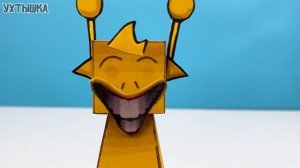 КАК СДЕЛАТЬ СПРУНКИ из картона - INCREDIBOX SPRUNKI игрушки своими руками   Ухтышка