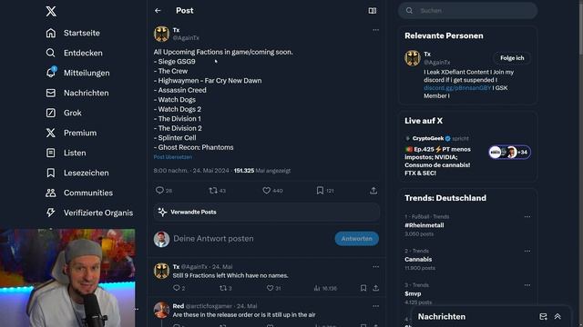 GELEAKTE NEUE MAPS - FRAKTIONEN UND GRANATWERFER - XDEFIANT LEAKS - deutsch смотреть онлайн