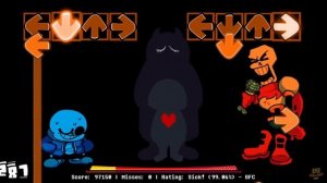 FNF OH GOD NO (Sans vs Papyrus | Bad Bone Playable)