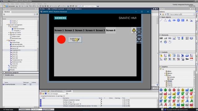TIA WinCC Comfort tutorial: Object animations, simple and via VB script смотреть онлайн