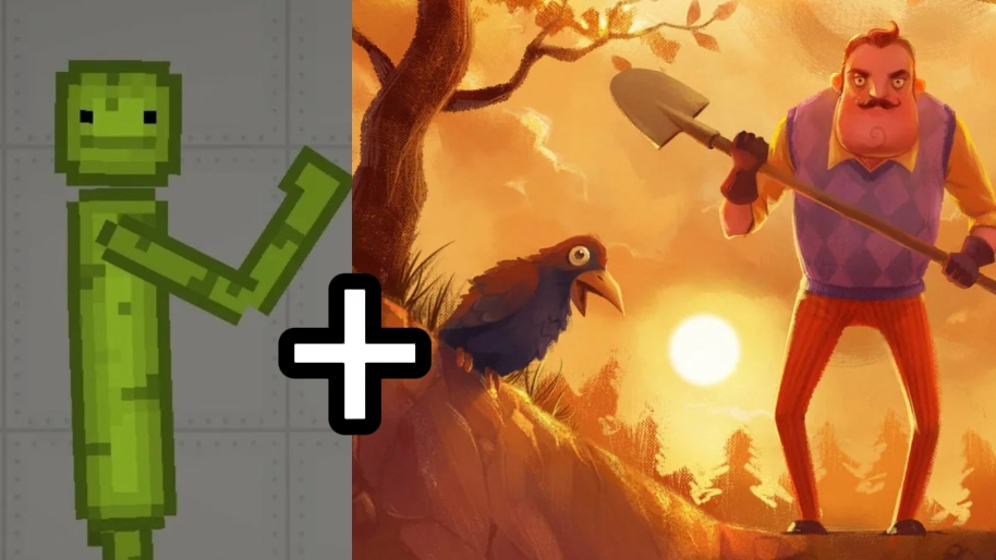 MELON SANDBOX + HELLO NEIGHBOUR! Фильм 1#