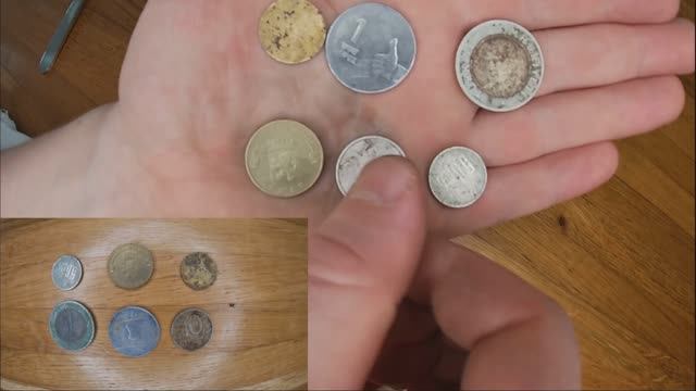 Как почистить монеты. Как очистить монеты. Самый простой и быстрый способ очистки монет. смотреть онлайн